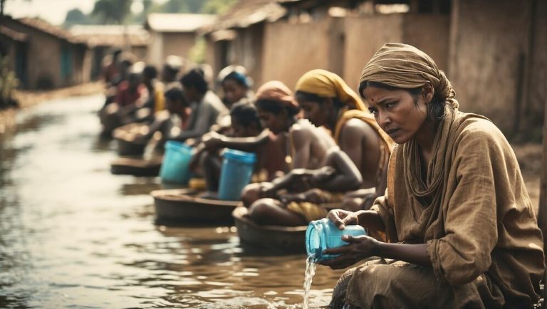 Provide pure water for syrian poor people
